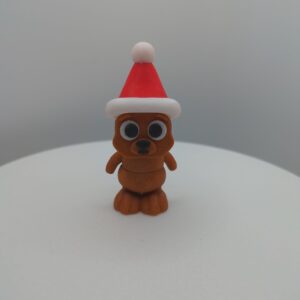 Flexi Christmas Bear – Articulated 3D Printed Holiday Figurine