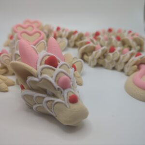 Flexi Cookie Heart Dragon – Articulated 3D Printed Collectible