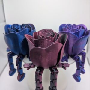 Sitting Rose – 3D Printed Floral Ornament