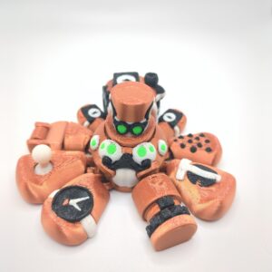 Steampunk Fidget Spider – Articulated 3D Printed Fidget Toy with Moving Parts