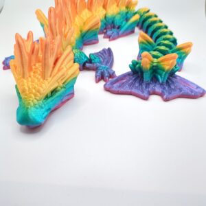 Koi Dragon – Articulated 3D Printed Fantasy Fish-Dragon Hybrid